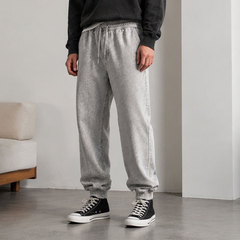 ✨ Pantalon de survêtement homme en denim lavé — décontracté, sportif, facile à porter 👖