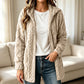✨ Manteau cardigan à capuche pelucheuse pour femme, décontracté : facile à porter au quotidien 🧥
