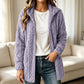 ✨ Manteau cardigan à capuche pelucheuse pour femme, décontracté : facile à porter au quotidien 🧥