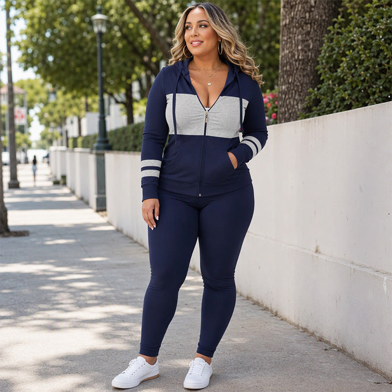 ✨ Ensemble 2 pièces pour femme : sweat à capuche et pantalon, facile à porter au quotidien 👖