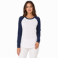 ✨ T-shirt femme à manches longues et col rond, color-block : facile à porter au quotidien 👕