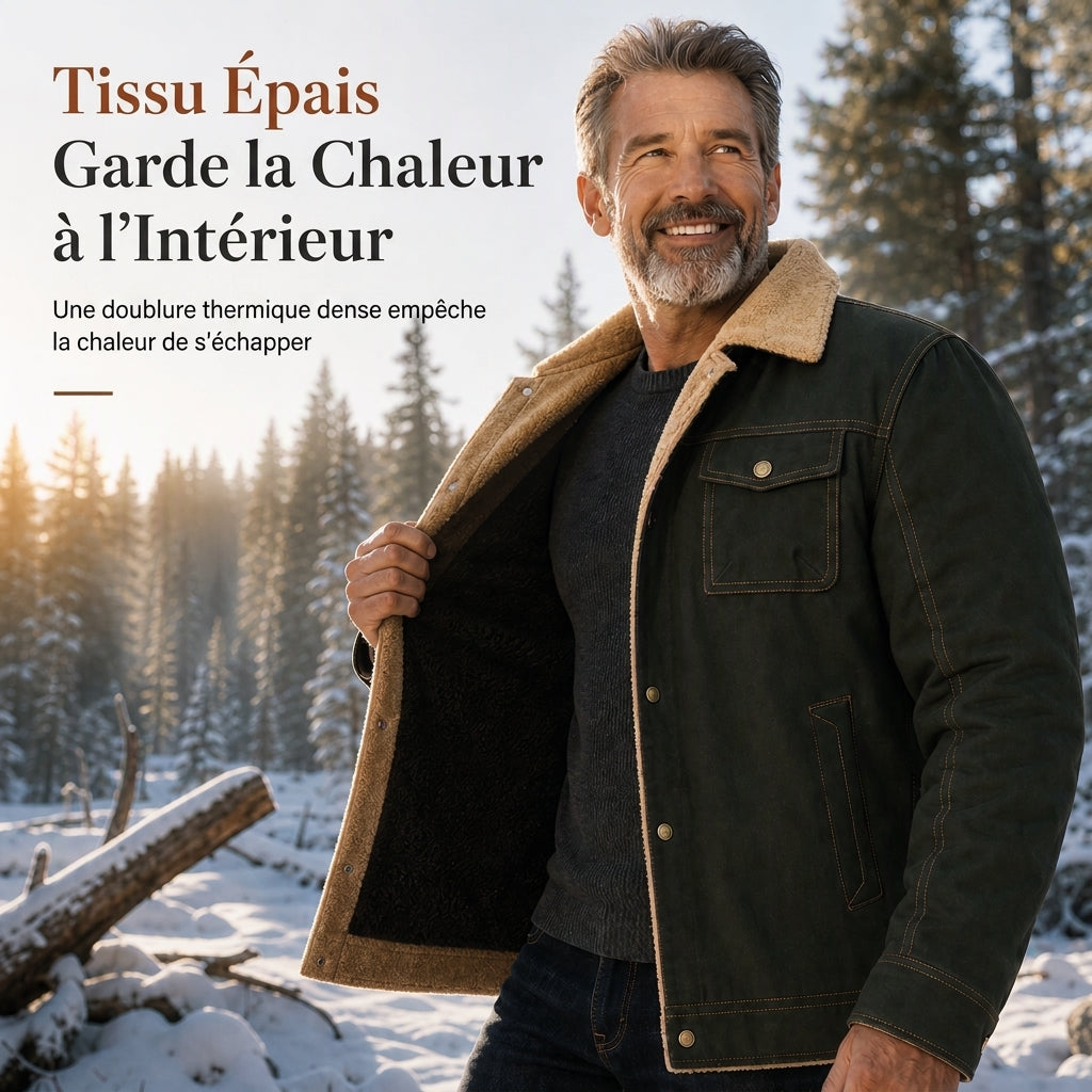 ✨ Manteau matelassé cargo décontracté à col rabattu pour homme : facile à porter au quotidien 🧥