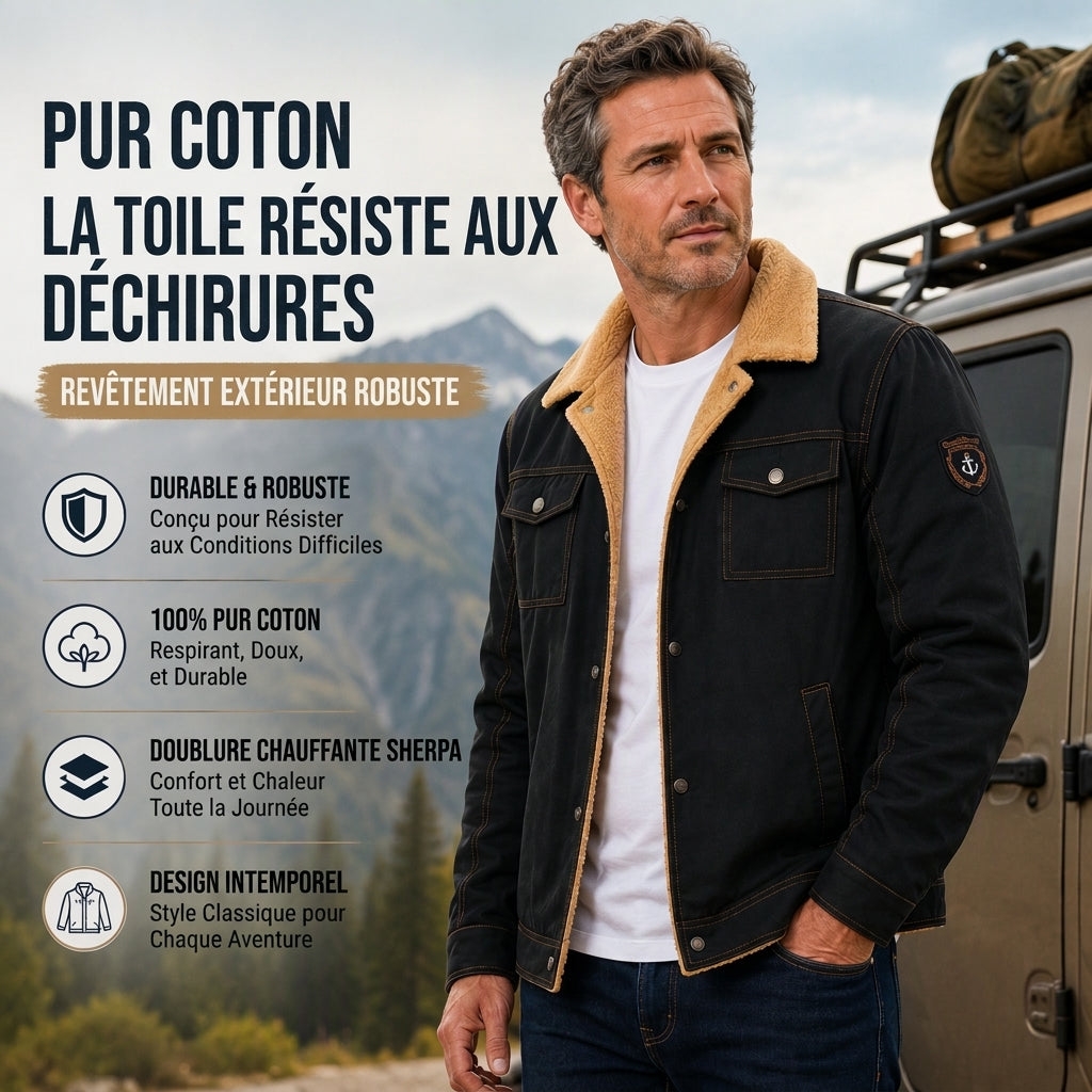 ✨ Manteau matelassé cargo décontracté à col rabattu pour homme : facile à porter au quotidien 🧥