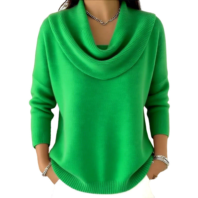 ✨ Pull en maille à col pailleté : tombé élégant et facile à porter au quotidien 🧶