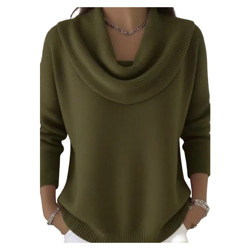 ✨ Pull en maille à col pailleté : tombé élégant et facile à porter au quotidien 🧶