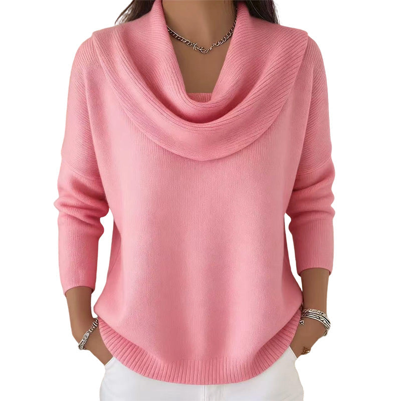 ✨ Pull en maille à col pailleté : tombé élégant et facile à porter au quotidien 🧶
