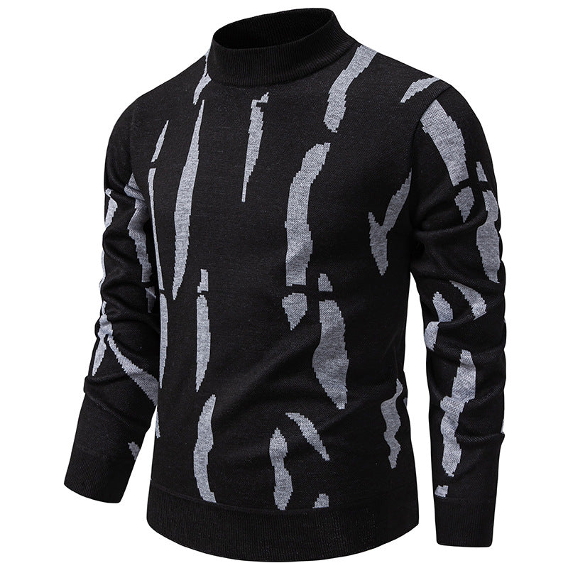 ✨ Pull col roulé pour homme, coupe slim et esprit casual : facile à porter au quotidien 🧶