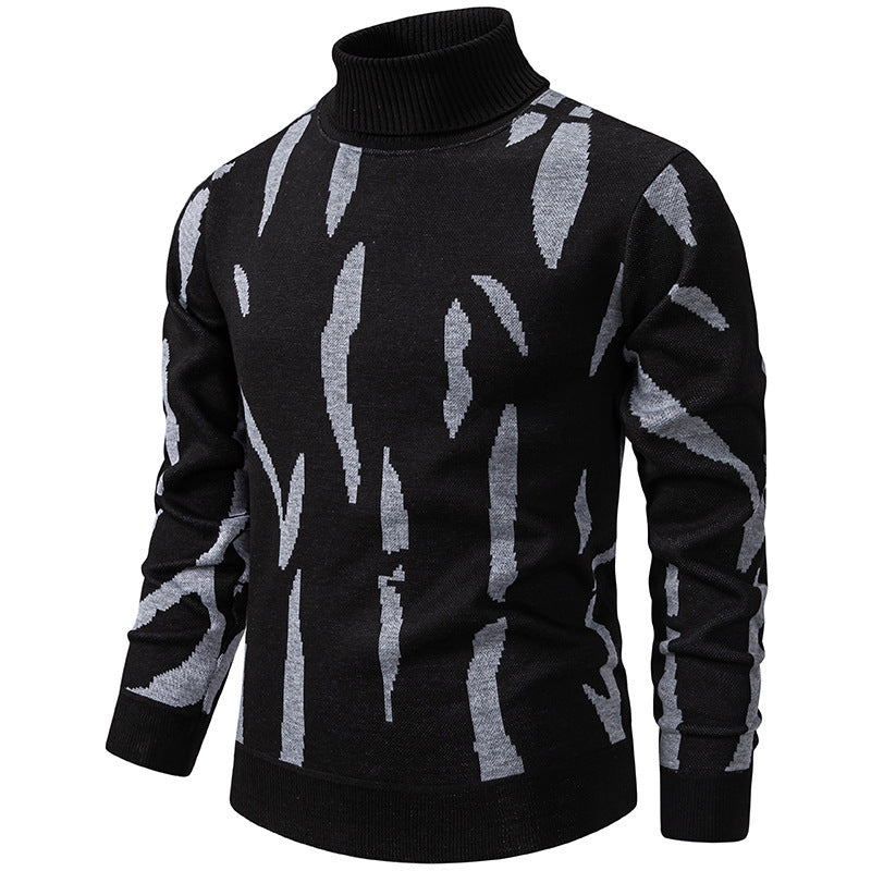 ✨ Pull col roulé pour homme, coupe slim et esprit casual : facile à porter au quotidien 🧶