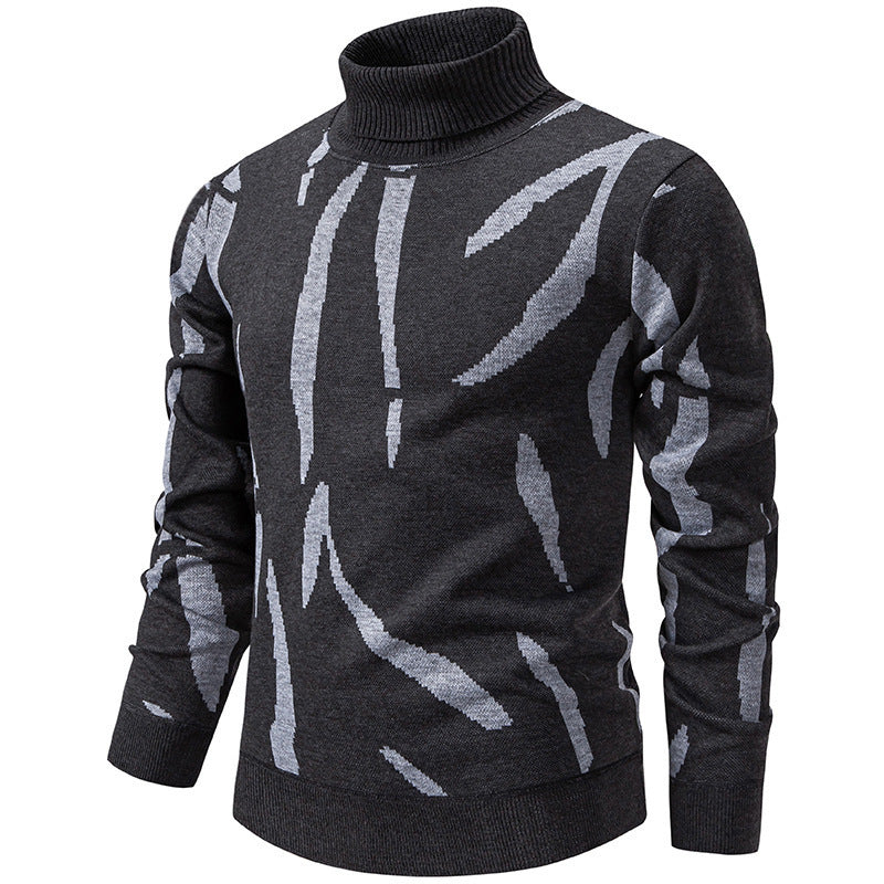 ✨ Pull col roulé pour homme, coupe slim et esprit casual : facile à porter au quotidien 🧶