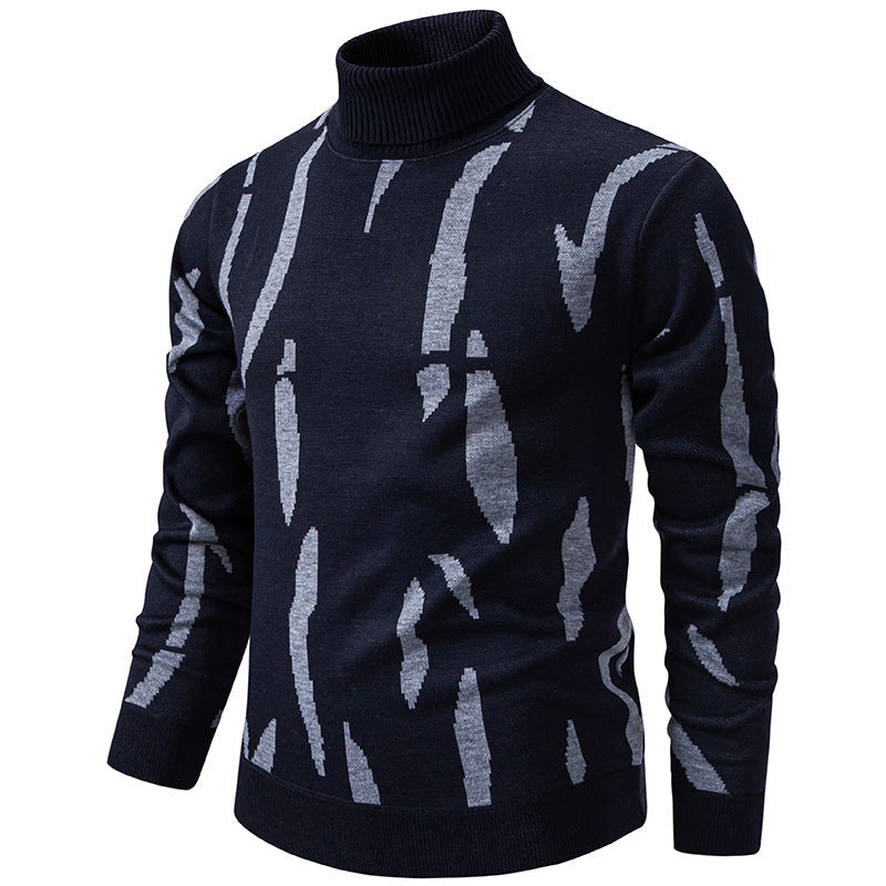 ✨ Pull col roulé pour homme, coupe slim et esprit casual : facile à porter au quotidien 🧶