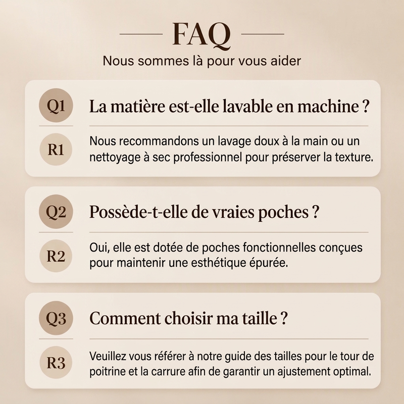 ✨ Veste pour femme à col montant et ceinture : élégante et facile à porter au quotidien 🧥