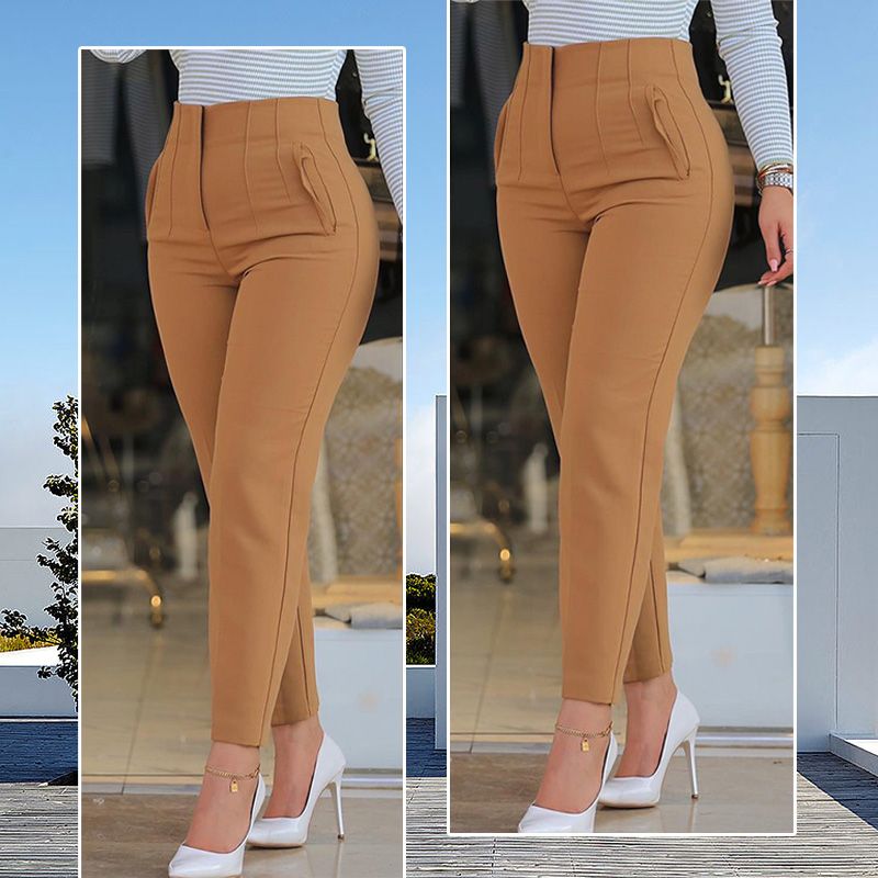 Pantalon Décontracté à La Mode pour Femmes - Cadeau Idéal