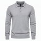 Pull-over en maille à manches longues et couleur unie pour homme